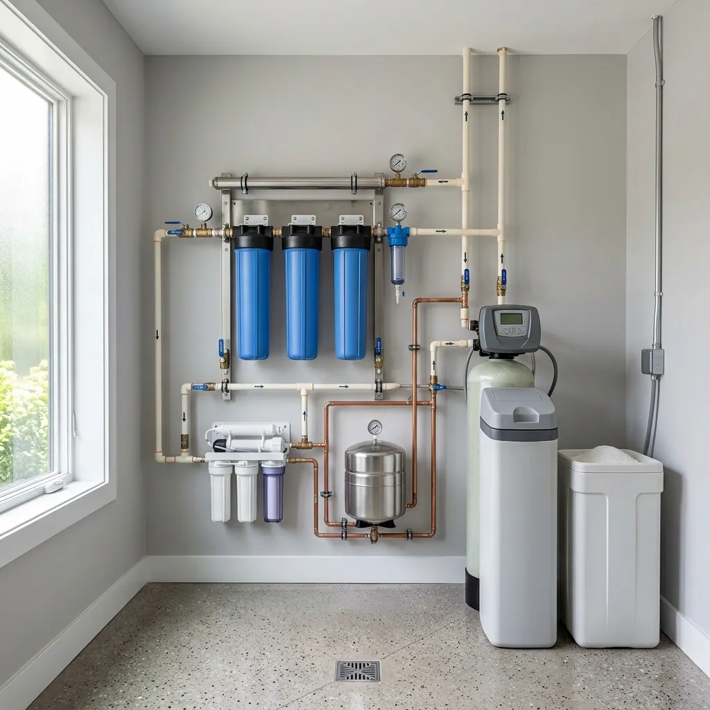 Whole-home water treatment system installed in Orange County NY